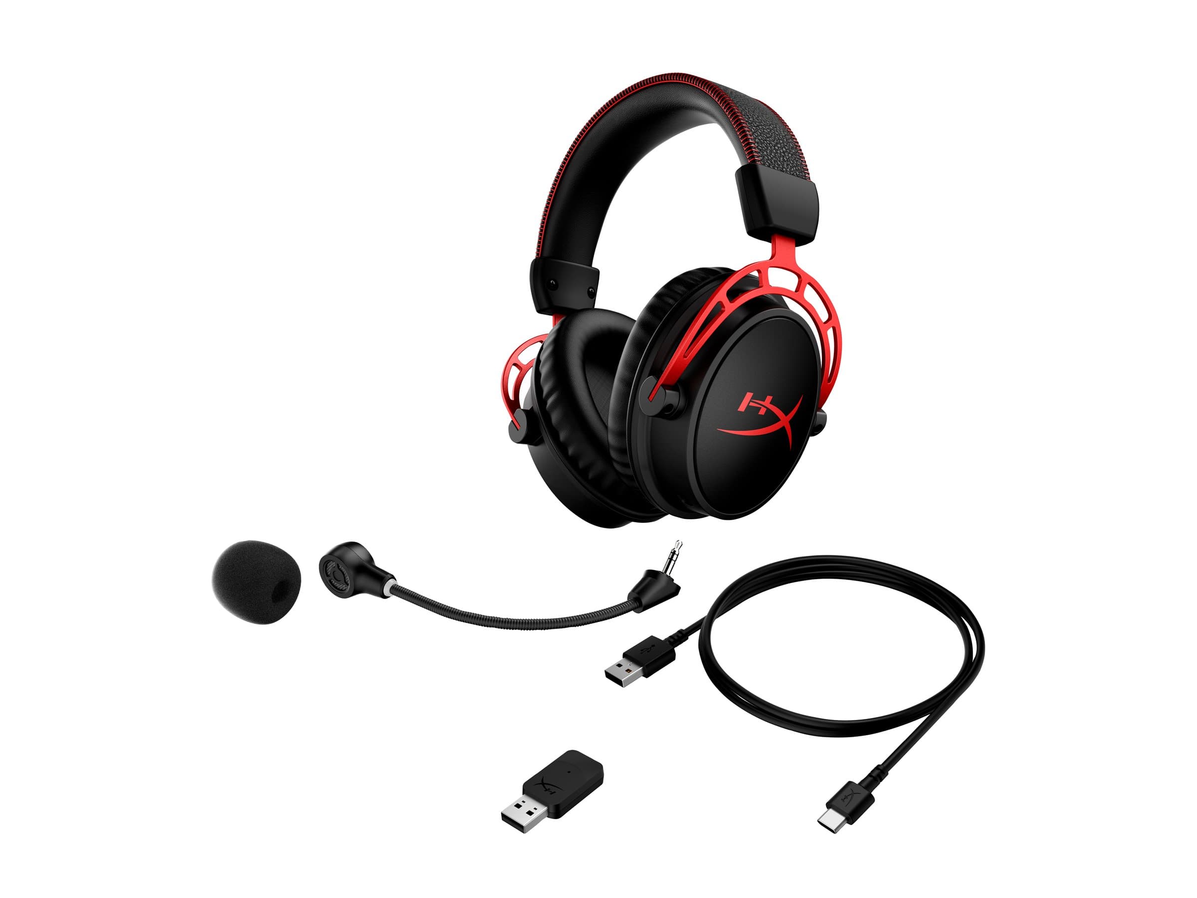 AURICULARES GAMING HYPERX CLOUD ALPHA WIRELESS RED-BLACK