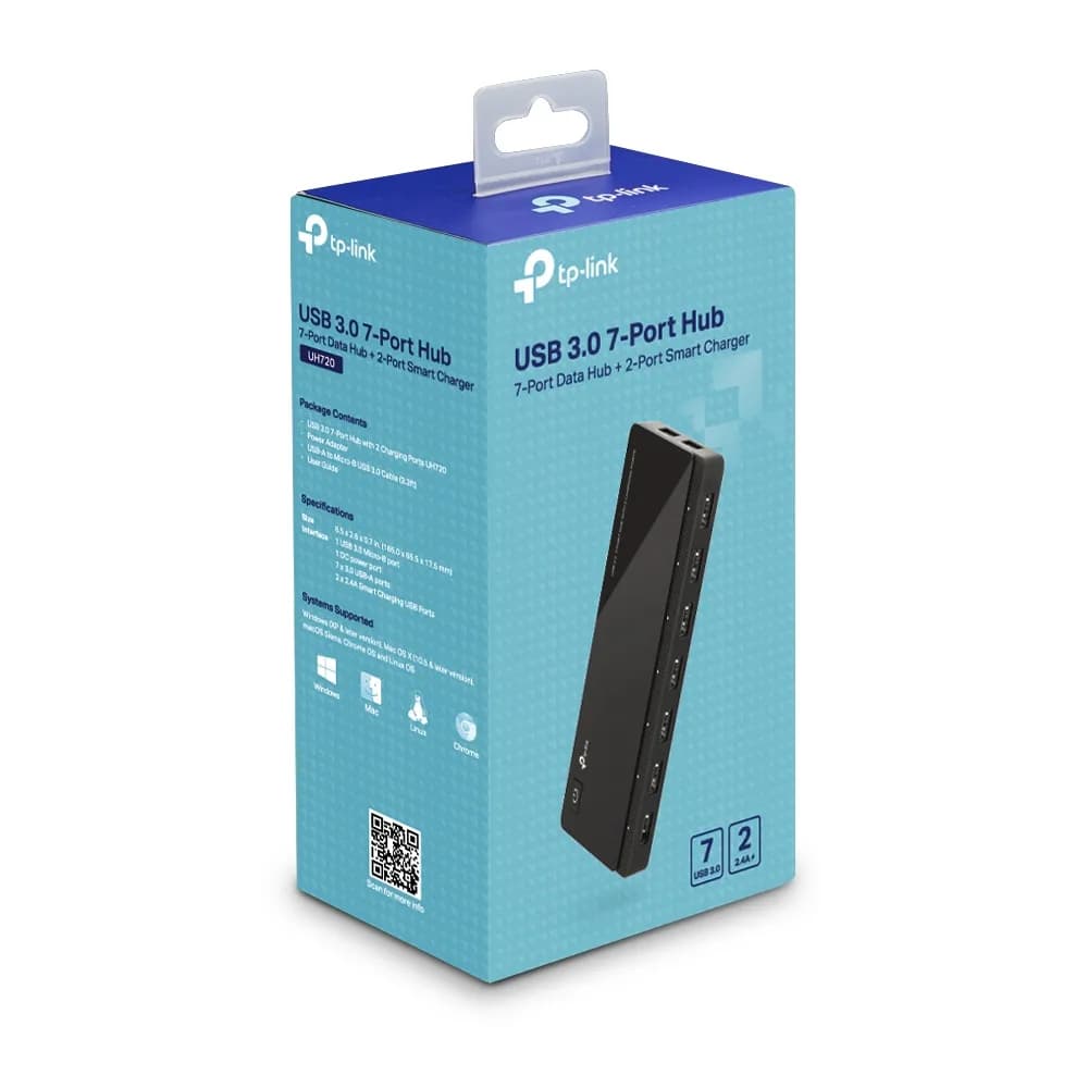 Hub USB Tp-link UH720 7 puertos USB 3.0