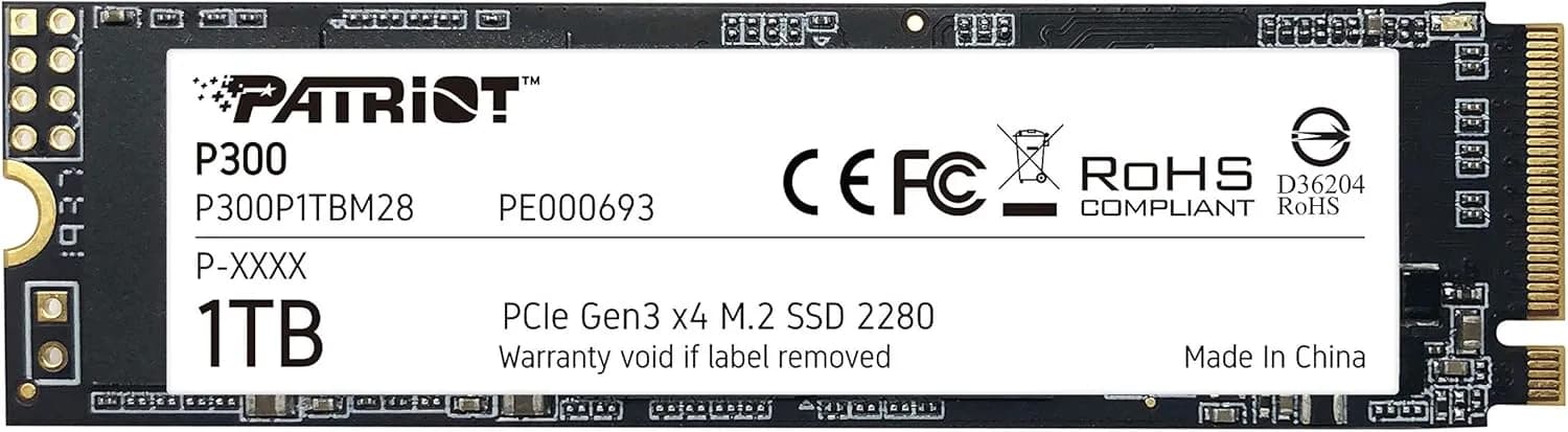 PATRIOT SSD P300 1TB M.2 2280 NVME