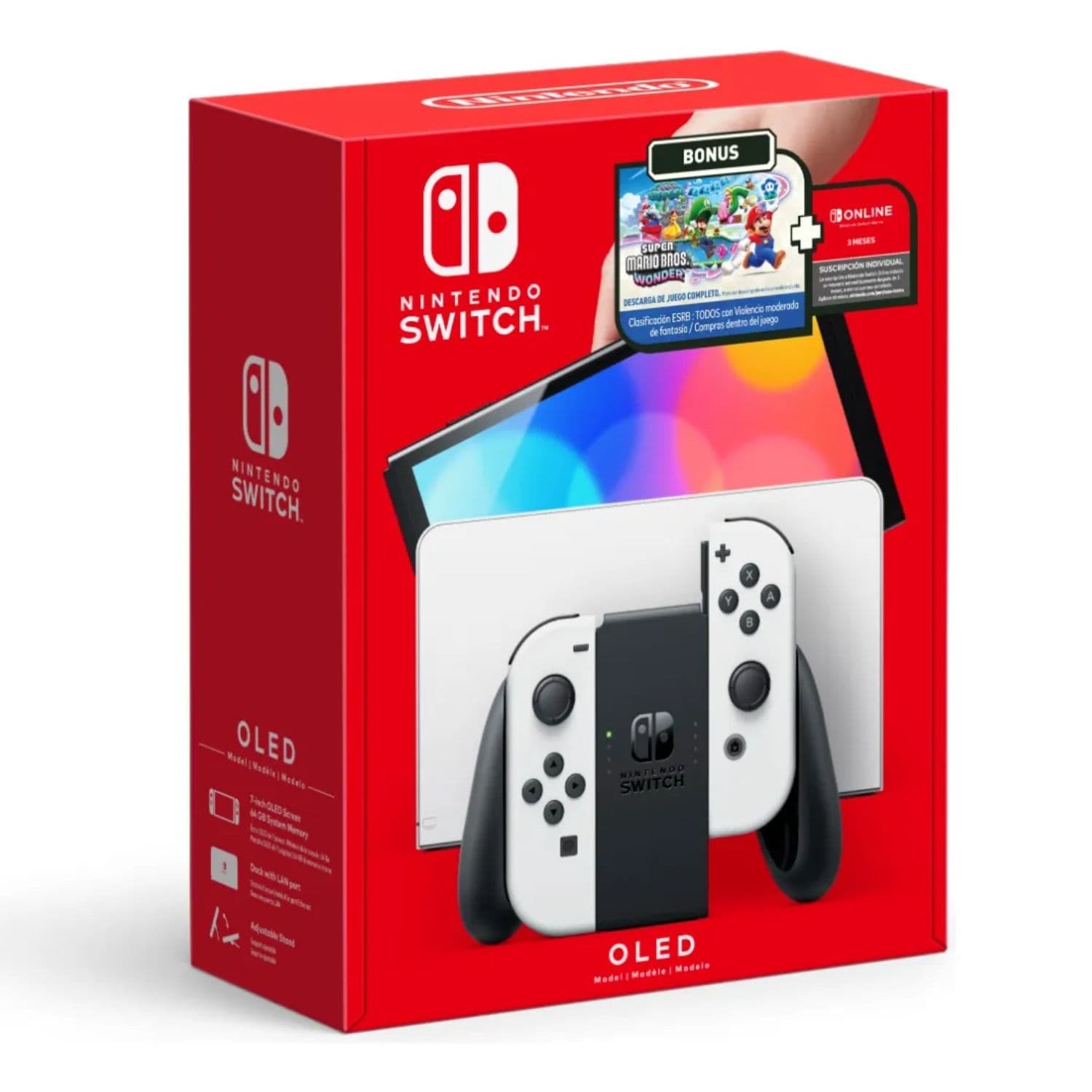 CONSOLA NINTENDO SWITCH BUNDLE SUPER MARIO WONDER