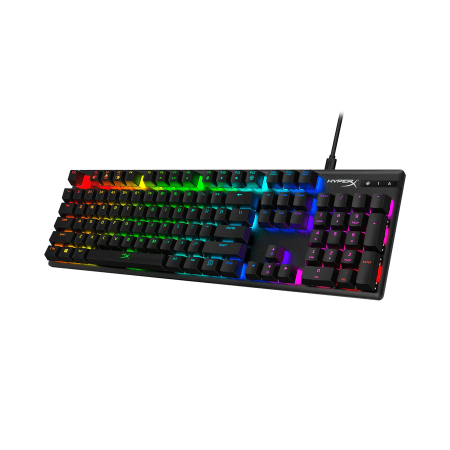 TECLADO HYPER X ALLOY ORIGINS ABS RED