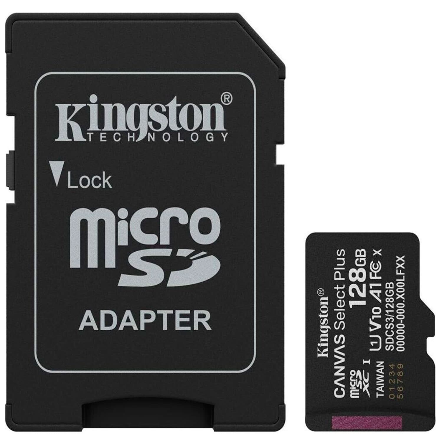 TARJETA MICRO SDXC 128GB KINGSTON CANVAS SELECT PLUS