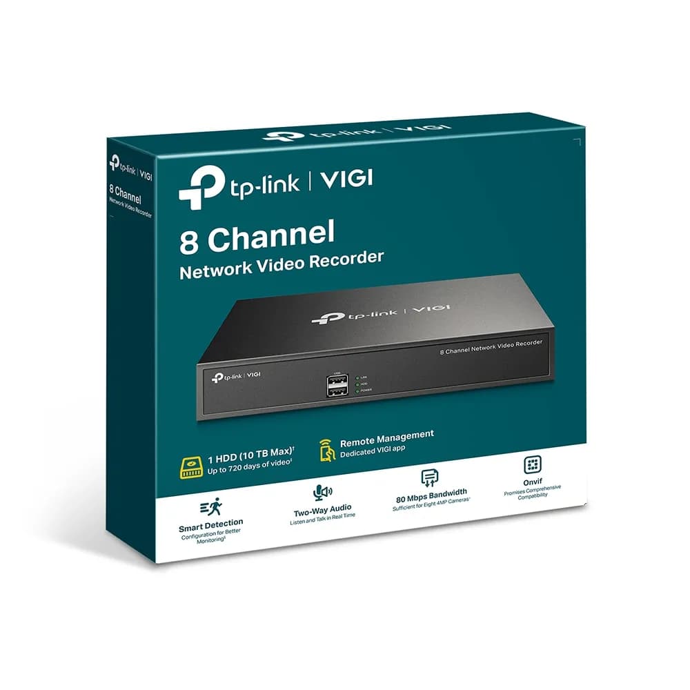 NVR Tp-link VIGI 1008H 8pt 1Sata ONVIF