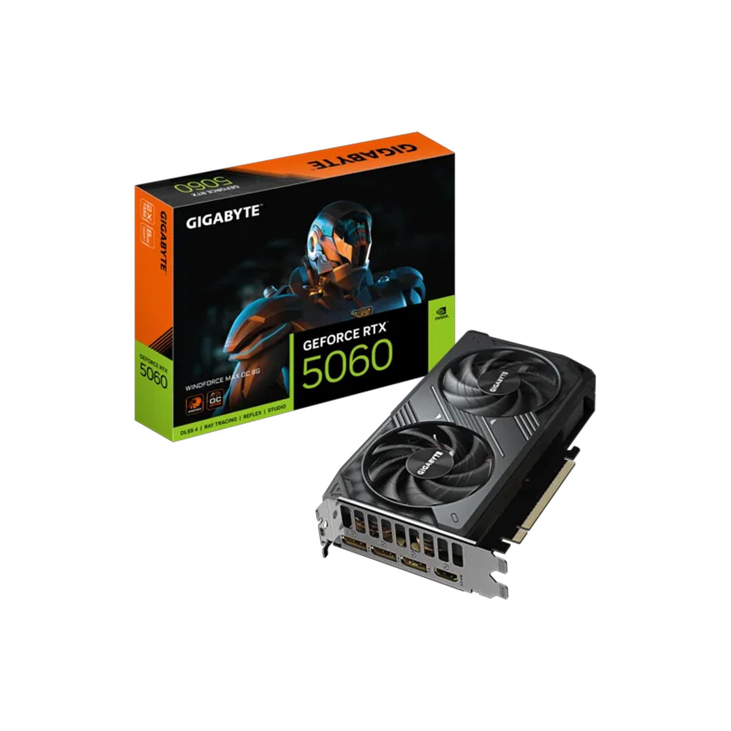 TARJETA DE VIDEO GIGABYTE RTX 5060 WINDFORCE 2 OC V2 8GB