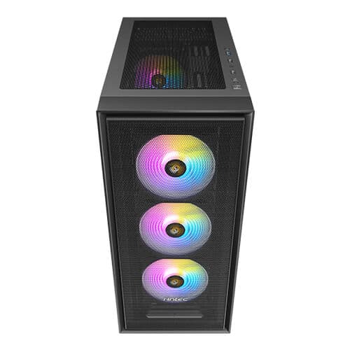 GABINETE ANTEC AX81 ELITE GAMING c/4 FANES ARGB PREINSTANADOS