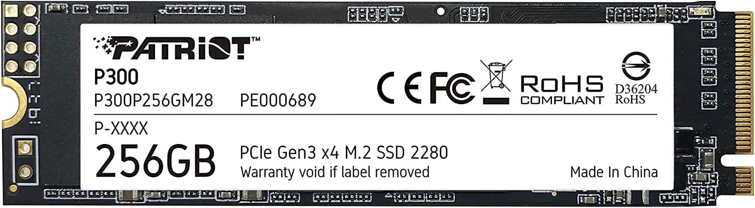 PATRIOT SSD P300 256GB M.2 2280 NVME