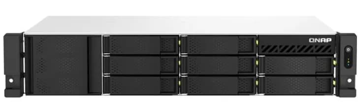 NAS QNAP RACK 8-BAY AMD RYZEN V1500B 4C/4GB/2x2.5GbE/REDUNDANT POWER SUPPLY/3Y
