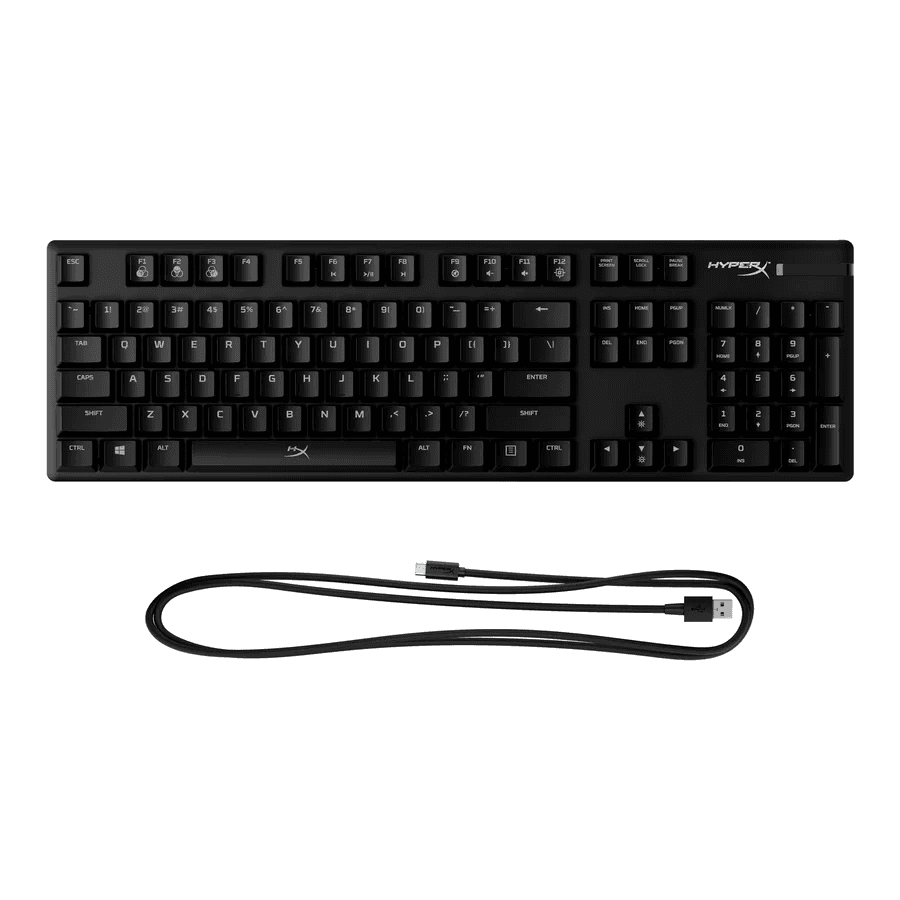 TECLADO HYPER X ALLOY ORIGINS ABS RED
