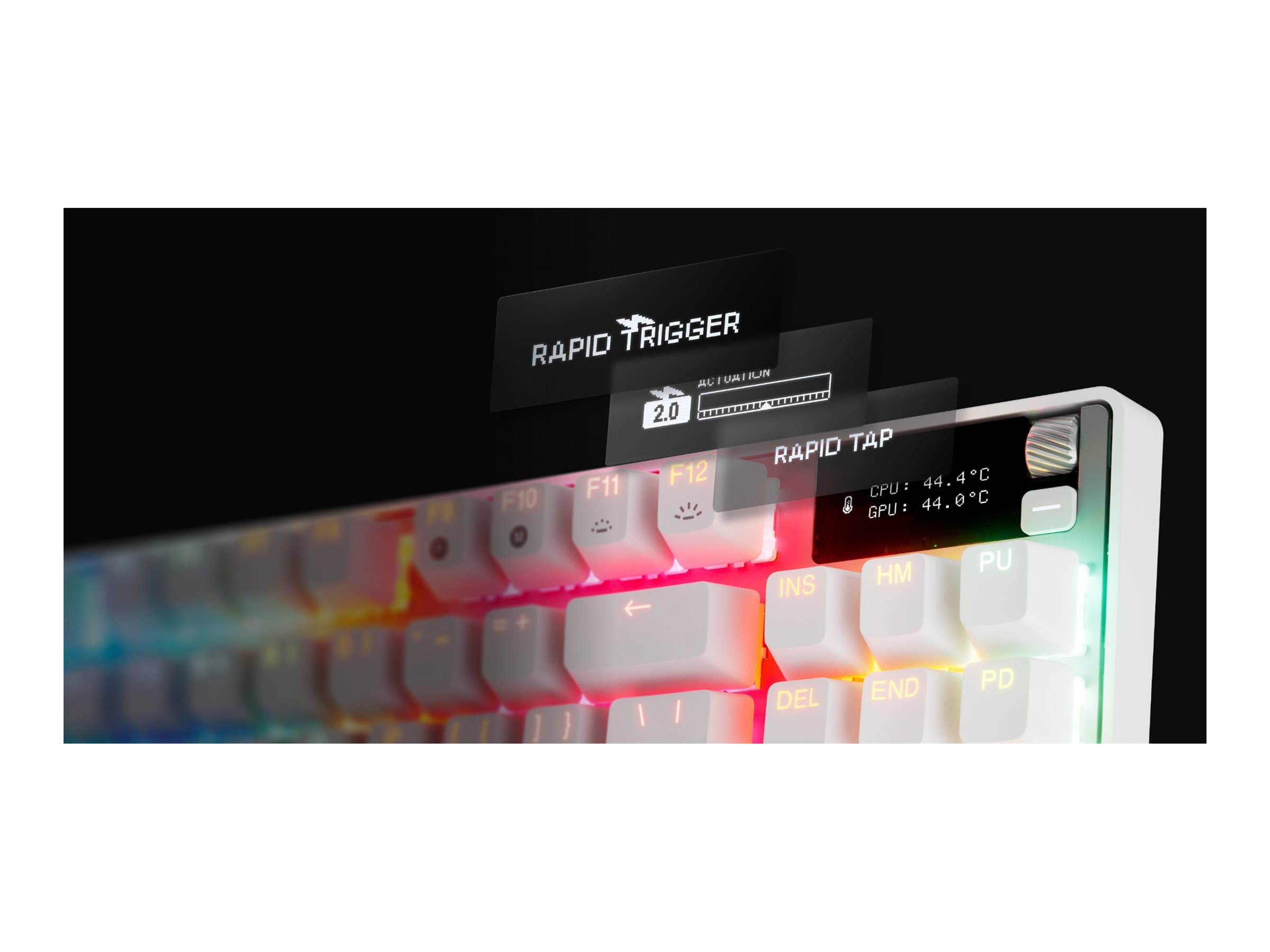 SteelSeries Apex Pro TKL Gen 3 White OmniPoint OLED 64898