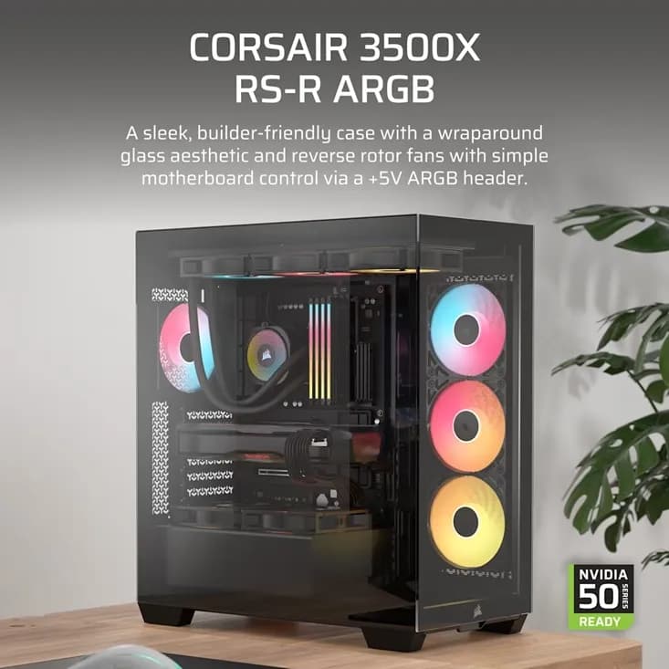 CORSAIR GABINETE 3500X RSR ARGB NEGRO
