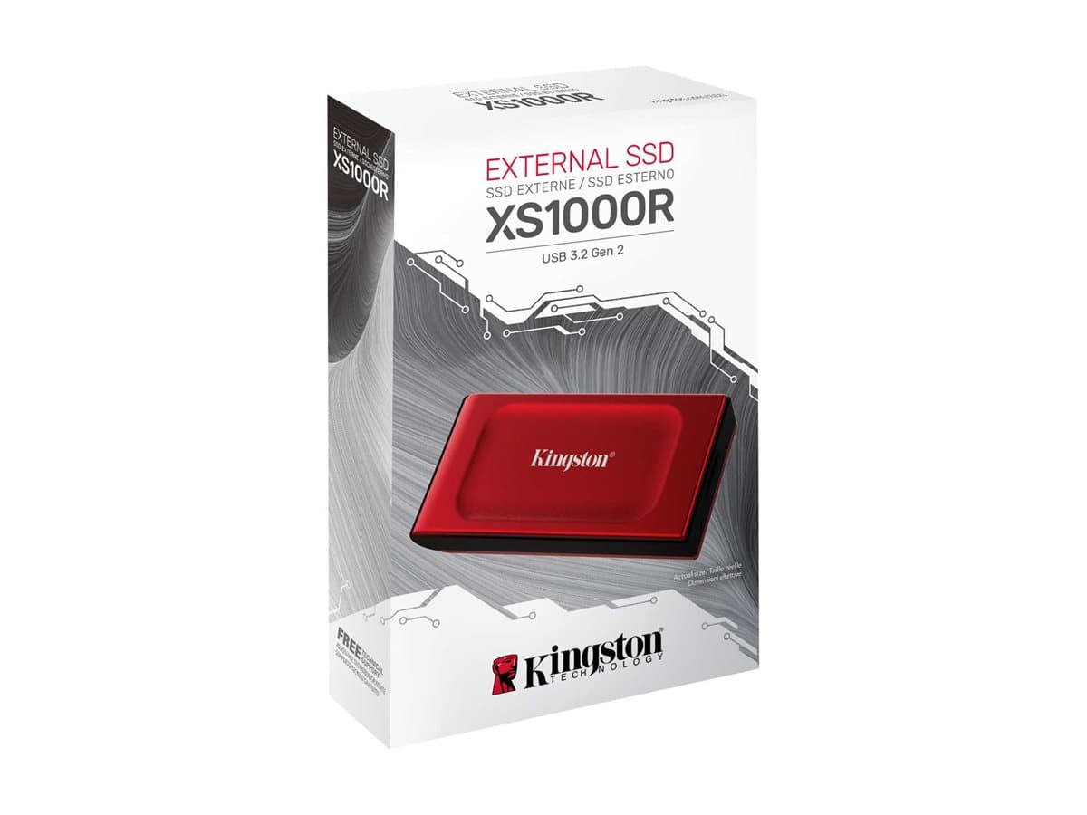 Disco solido externo Kingston - SSD 2TB XS1000 RED