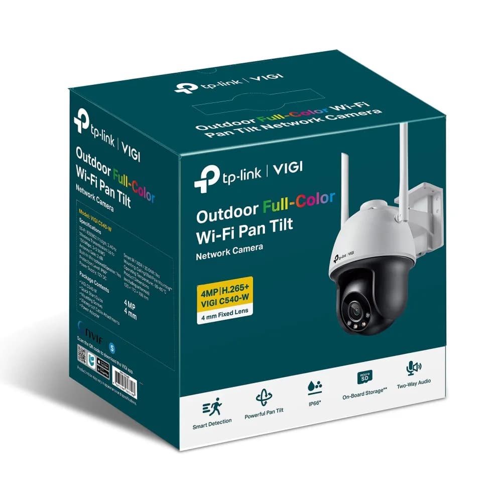 Camara Tp-link VIGI C540-W 4MP PT Wifi IP66 4mm
