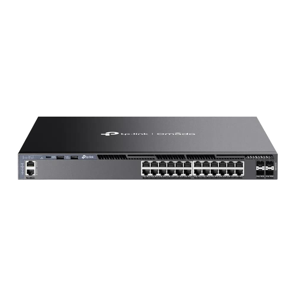 Switch Tp-link SG6428X 24pt 4SFP+ Adm L3 Stackeable fuente redundante