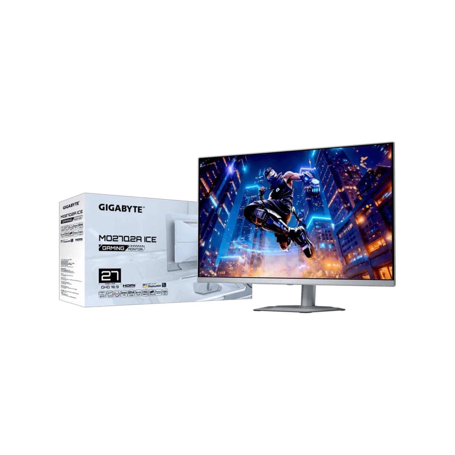 MONITOR GAMING GIGABYTE MO27Q2A ICE 27 OLED QHD 280HZ BLANCO