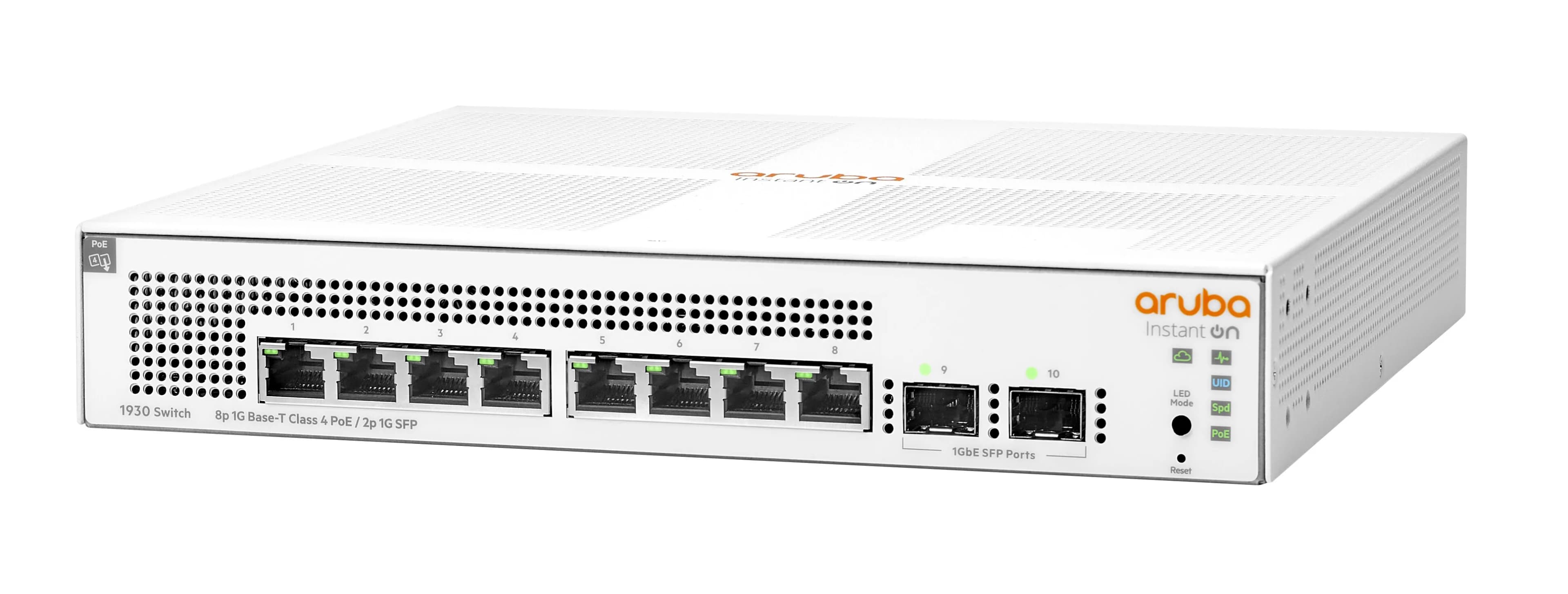 SWITCH ARUBA INSTANT ON 1930 8G 2SFP 124W