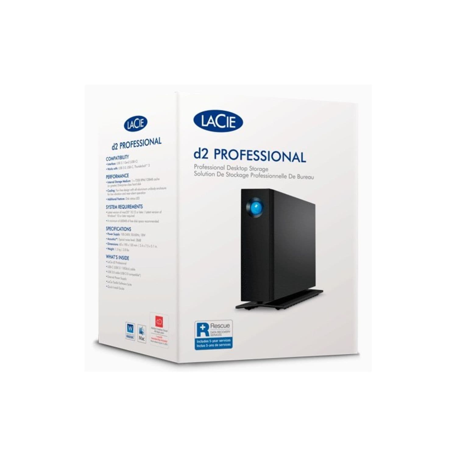 DISCO EXTERNO LACIE D2 PROFESSIONAL 24TB