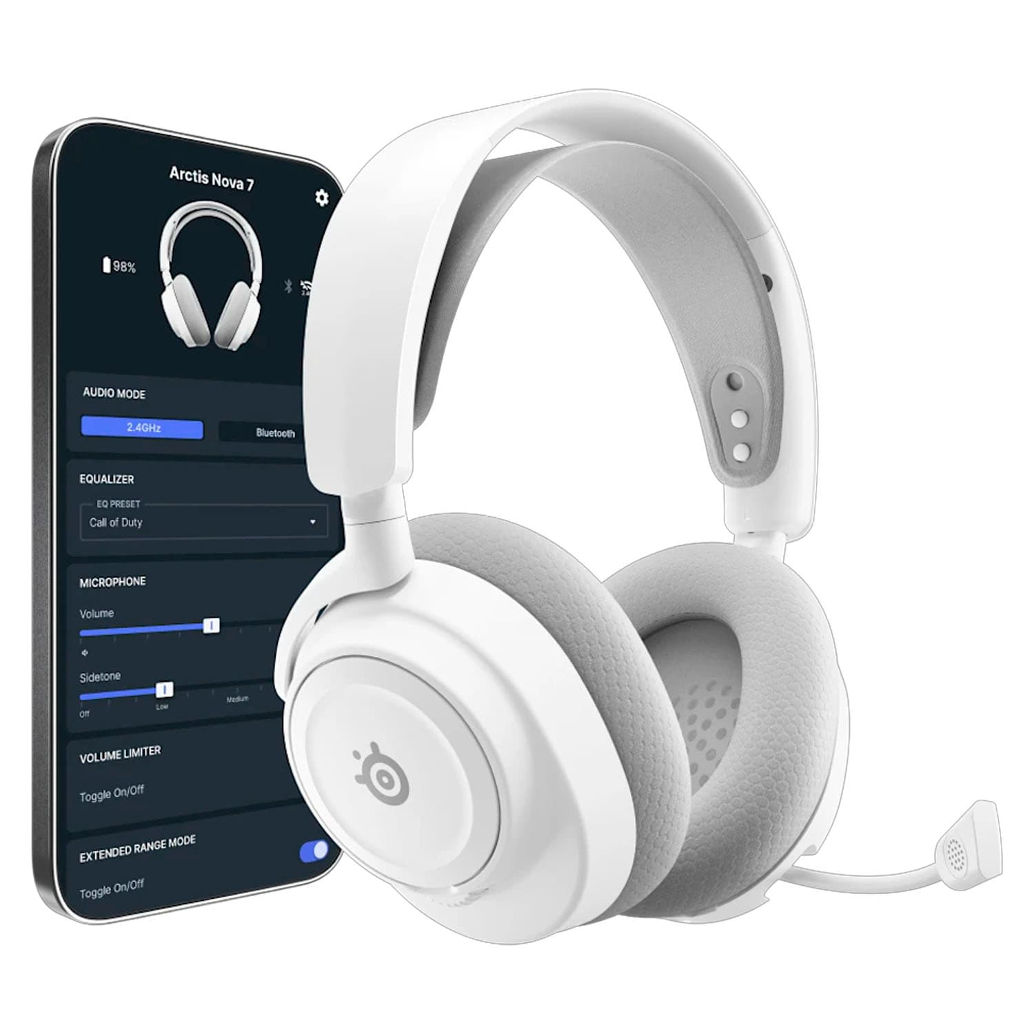 AURICULAR STEELSERIES NOVA 7 GEN2 WIRELESS BLANCO