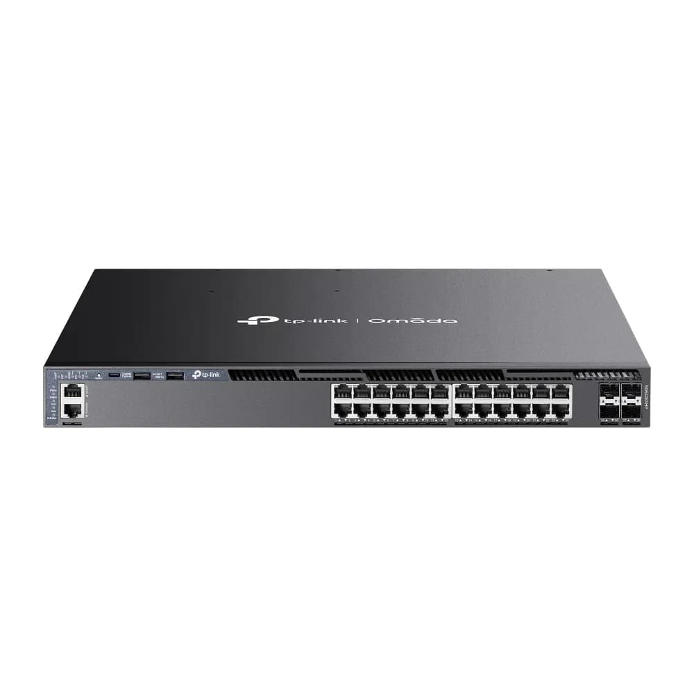 Switch Tp-link SG6428XHP 24pt 4SFP+ Poe+ Adm L3 Stackeable