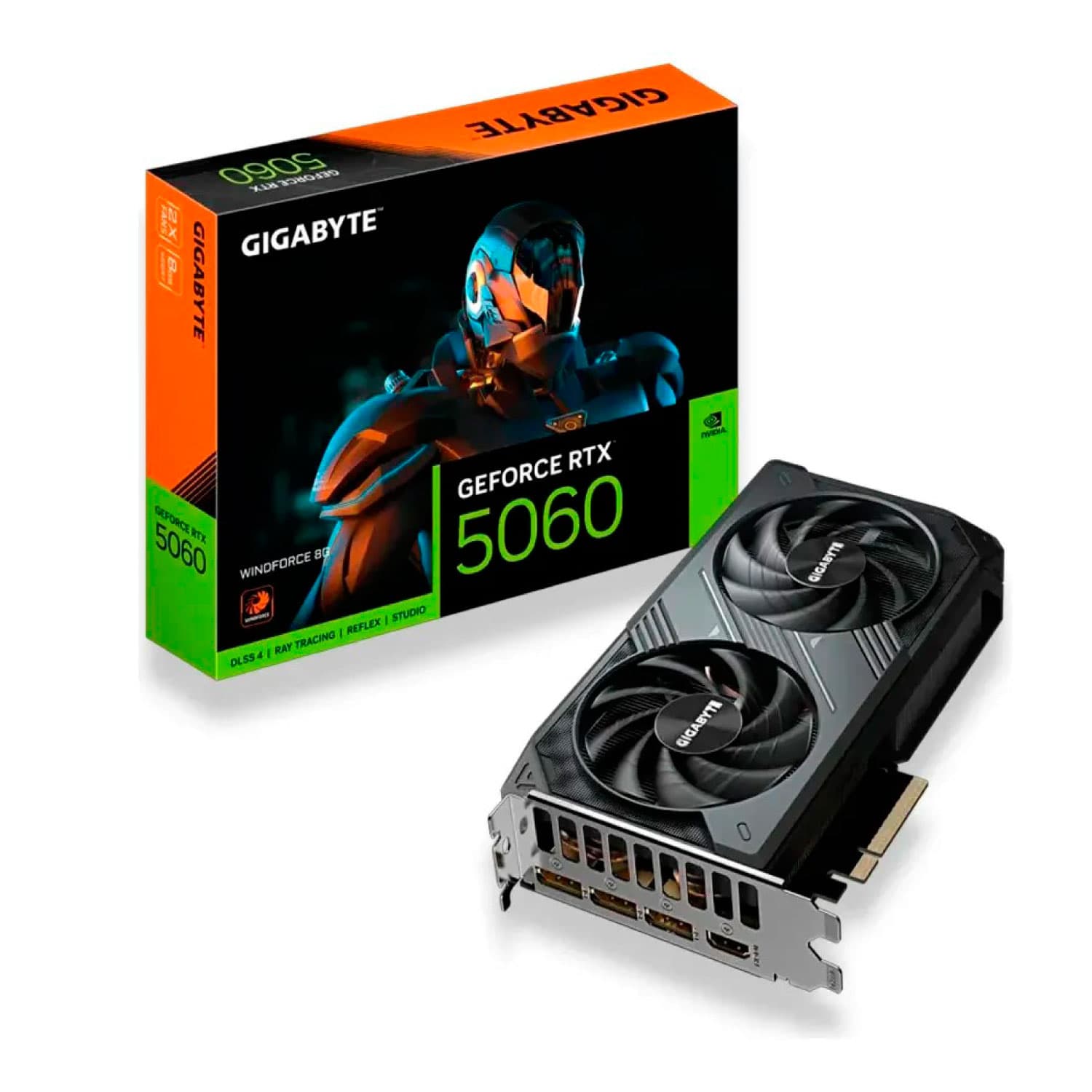 TARJETA DE VIDEO GIGABYTE RTX 5060 WINDFORCE 8G GDDR7