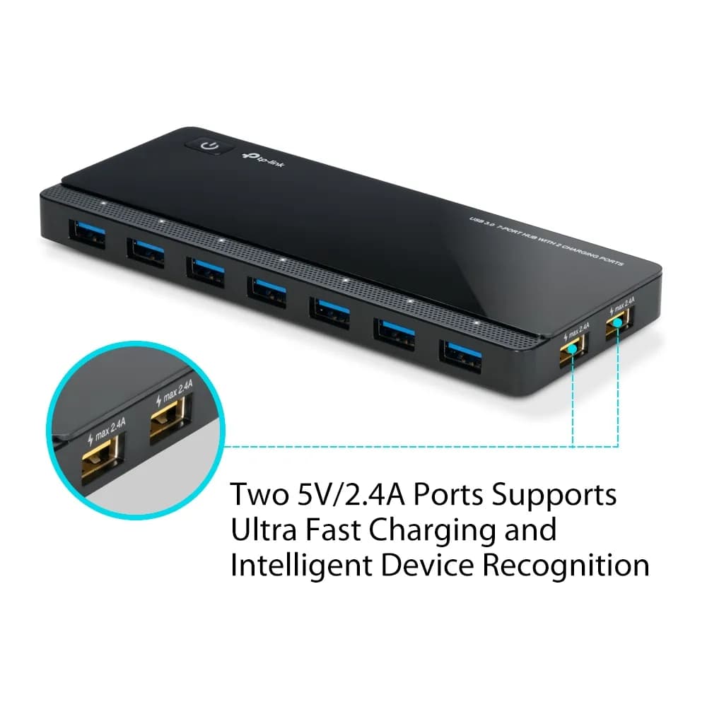 Hub USB Tp-link UH720 7 puertos USB 3.0