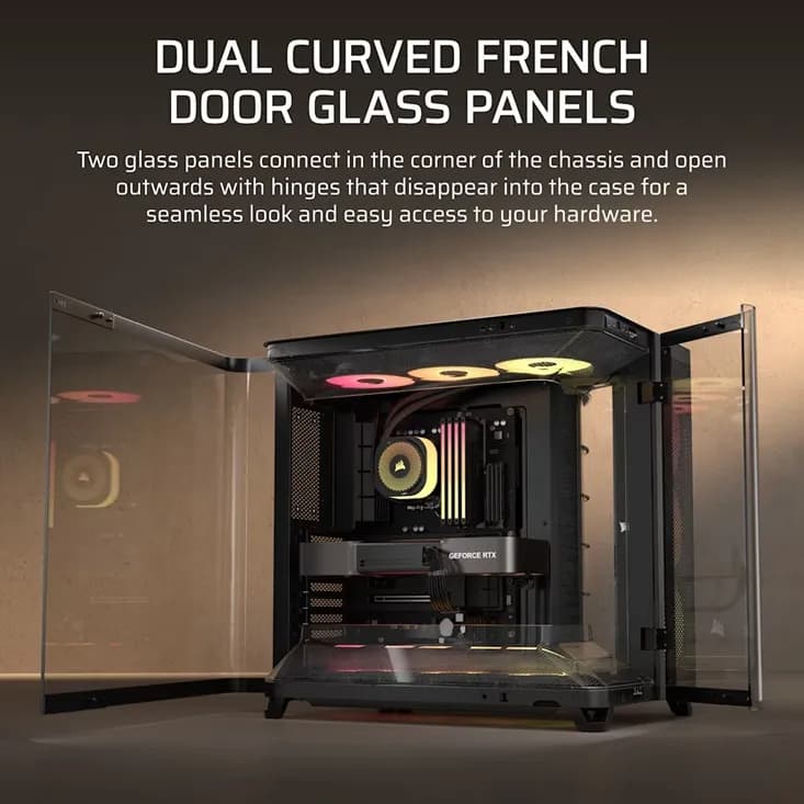 CORSAIR GABINETE AIR 5400 RS-R ARGB NEGRO