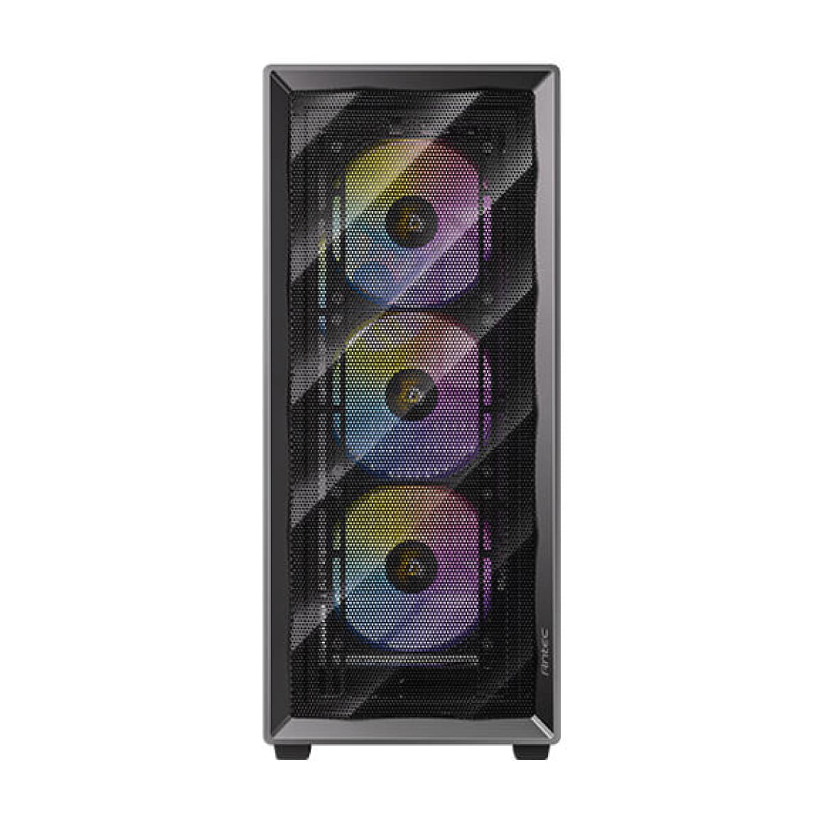 GABINETE ANTEC AX85 VIDRIO TEMPLADO - FANES ARGB C/4 INCLUIDOS