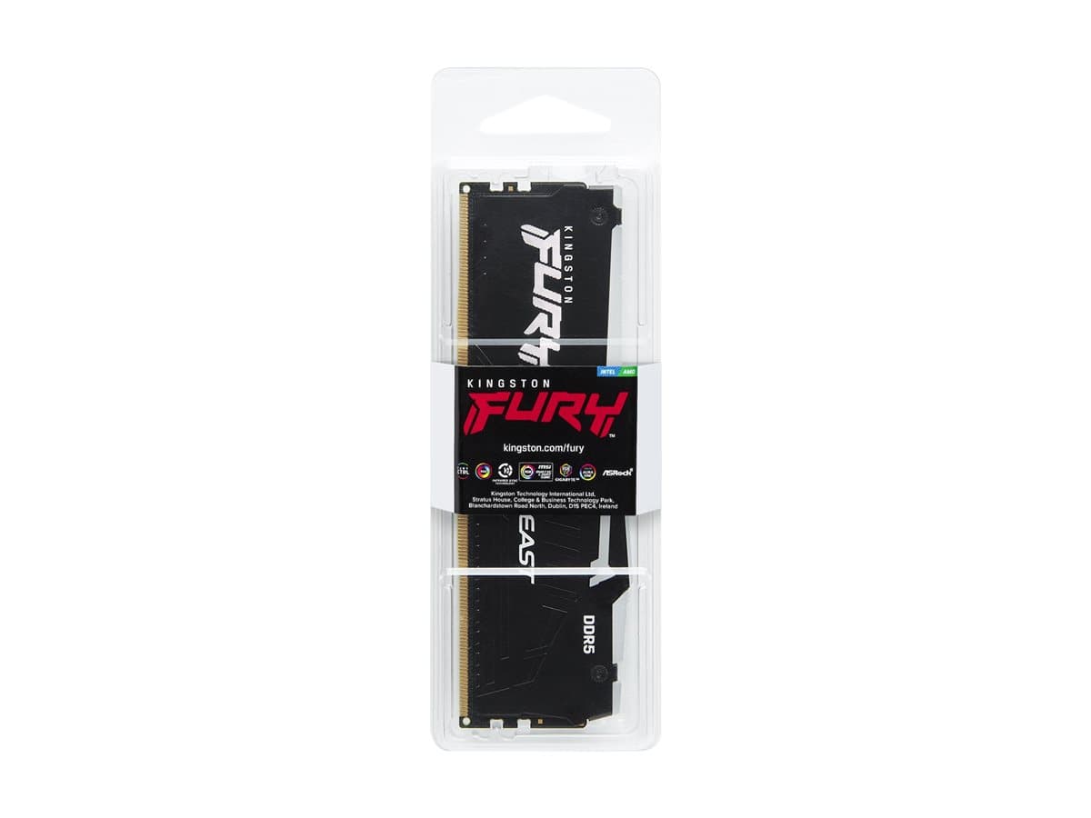 MEMORIA GAMING RAM KINGSTON FURY BEAST BLACK 8GB DDR5 5200MHZ