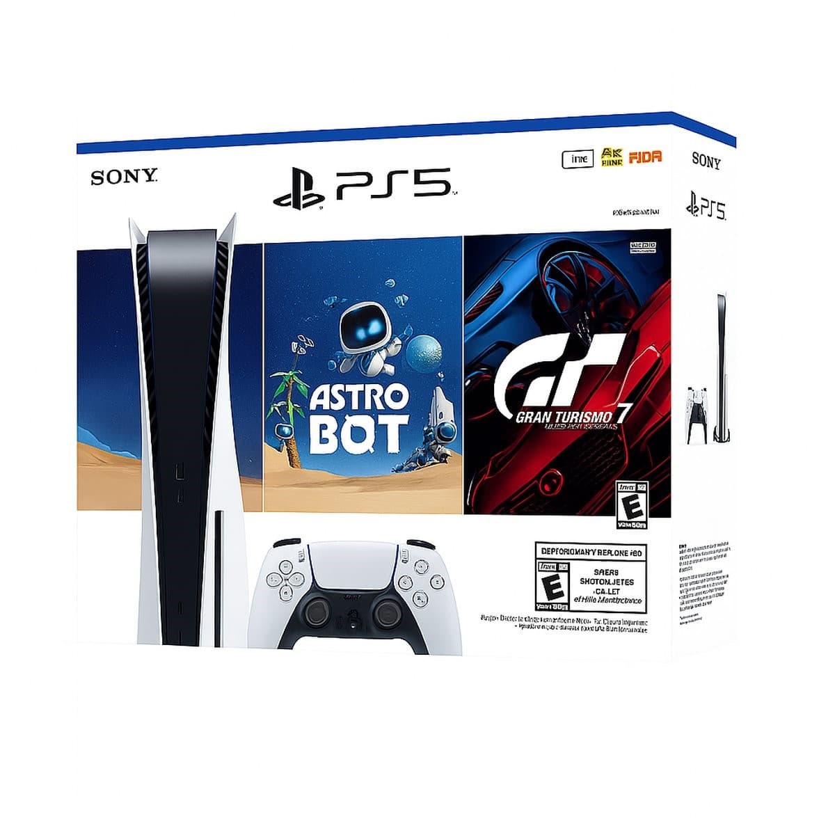CONSOLAS PS5 STANDARD c/ 2 juegos de regalo GT7 ASTRO 1TBGB