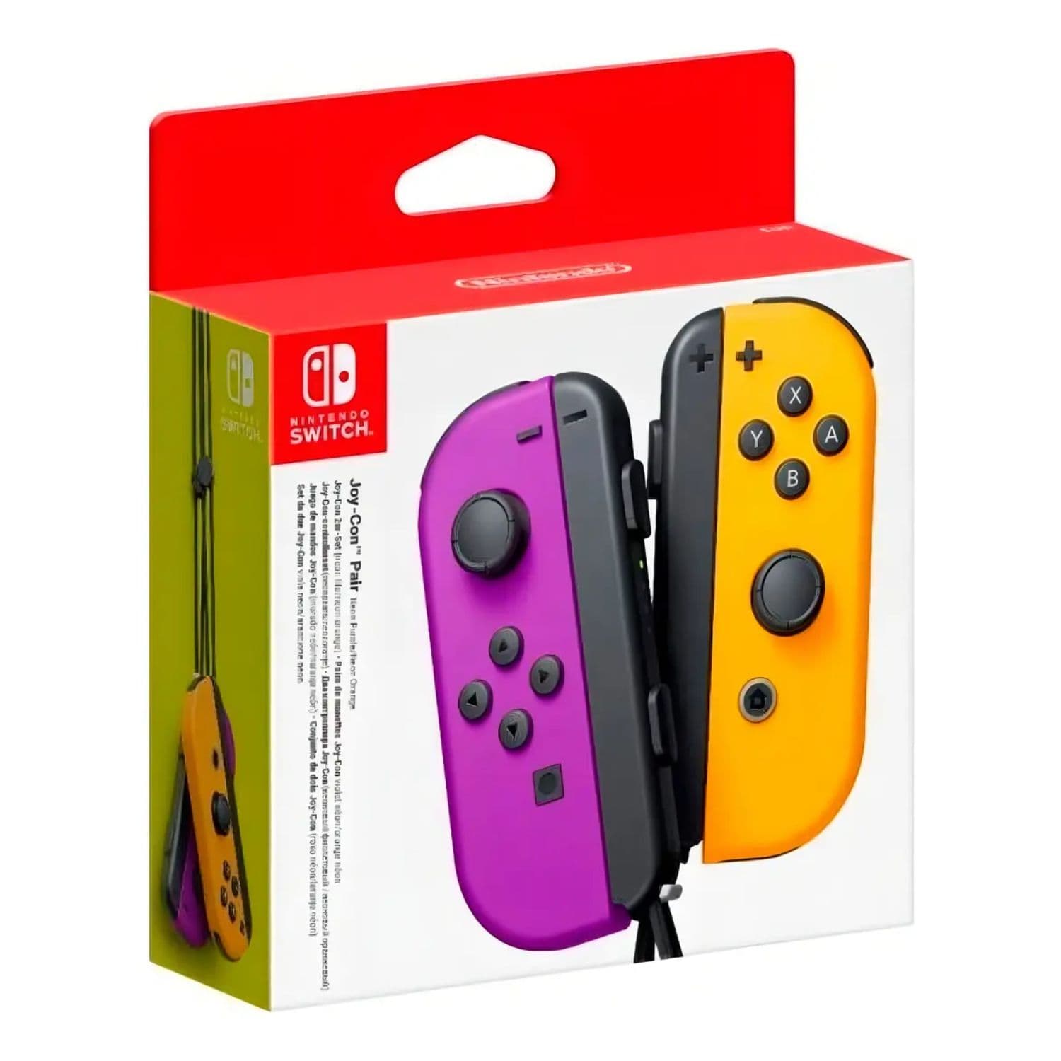 JOYSTICK CON NINTENDO SWITCH LILA Y VERDE