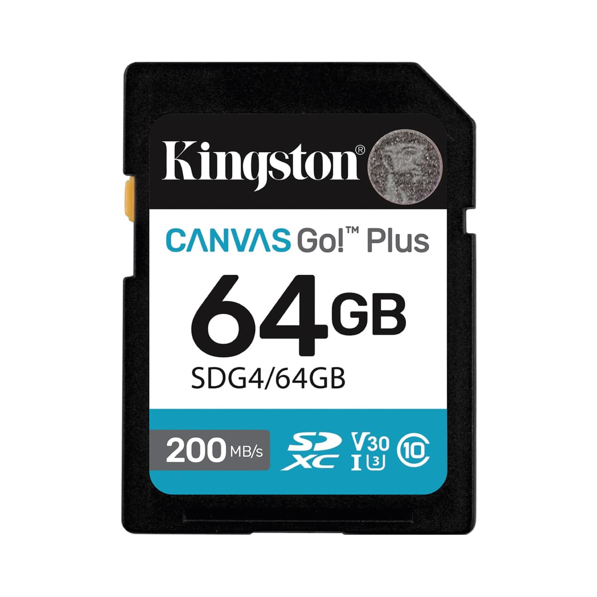 TARJETA DE MEMORIA SD KINGSTON 256GB SDXC CANVAS GO PLUS GEN4 200MB/s