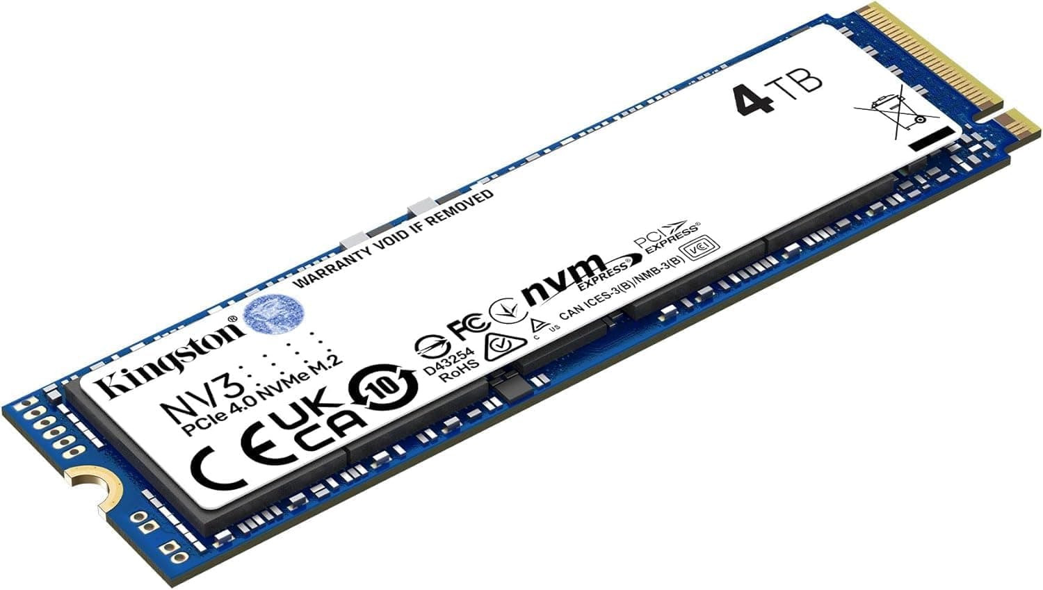Disco solido Kingston 4TB NV3 PCIe NVME