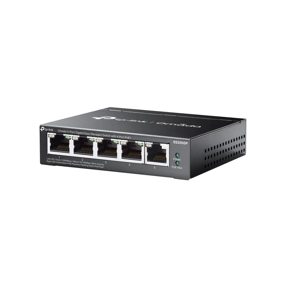 Switch Tp-link ES205GP 5pt Poe OMADA Administrable