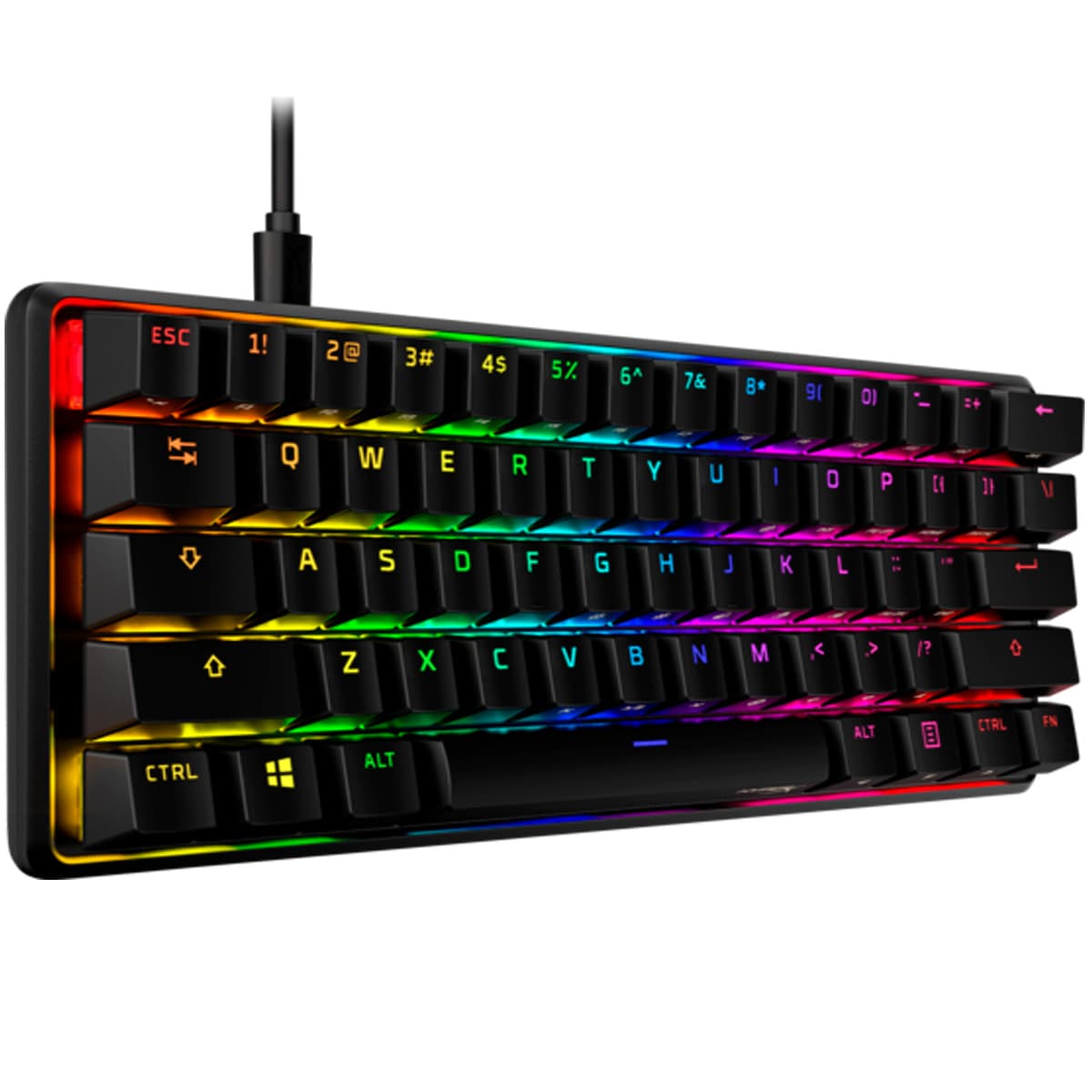 Teclado Gamer Hyperx Alloy Origins 60 Mecánico 4P5N4AA#ABA