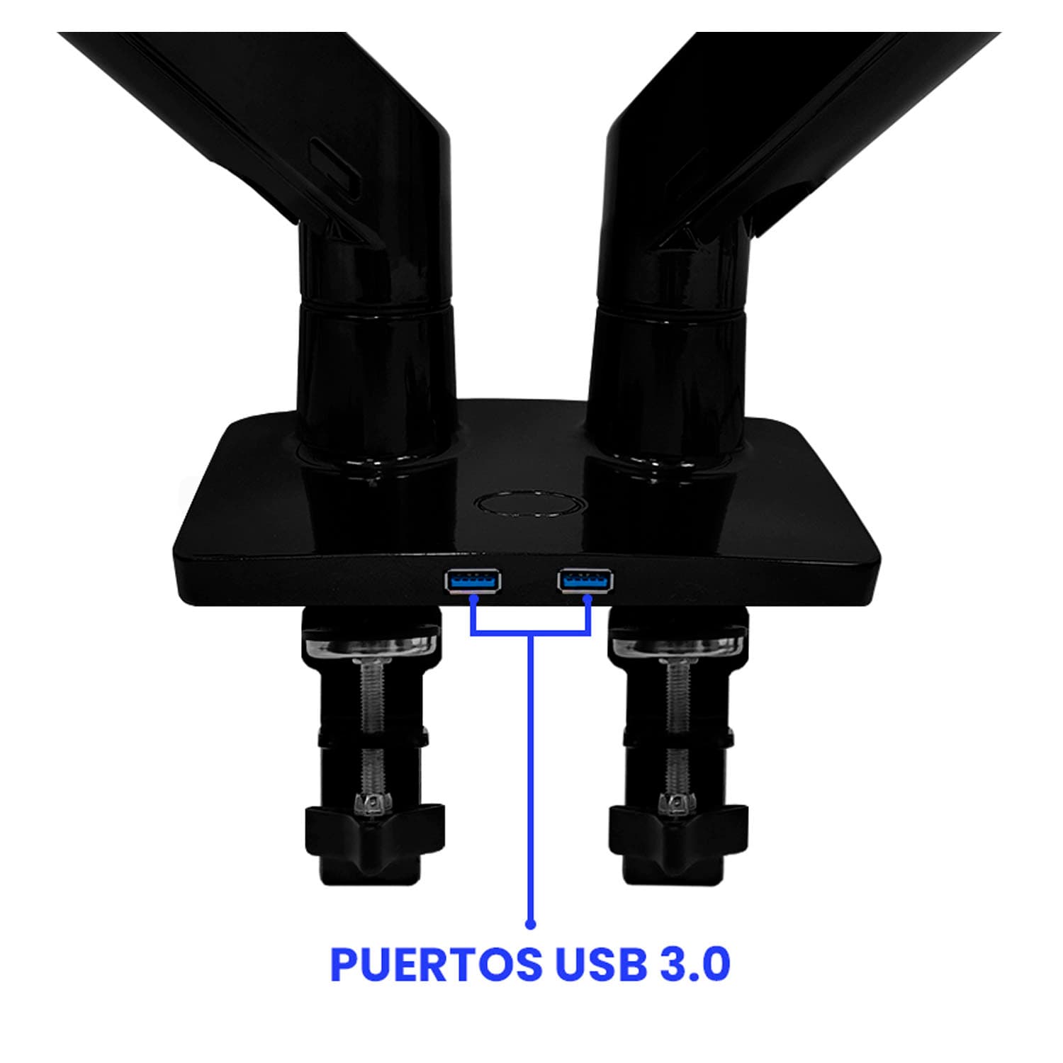 SOPORTE PARA DOS MONITORES TEROS 22" A 32" PUERTO 2 X USB 3.0