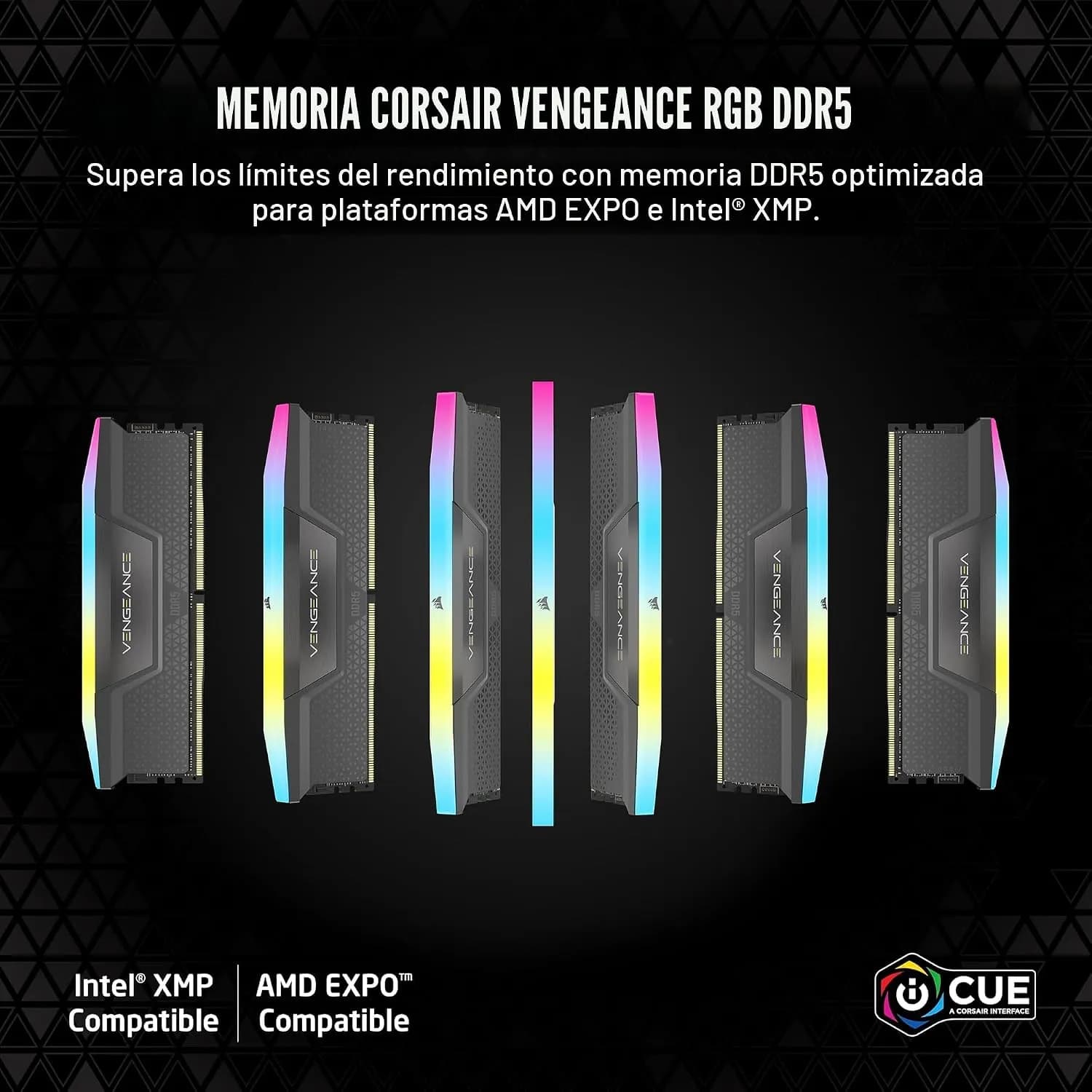 CORSAIR RAM VENGEANCE RGB 16GB 6000Mhz
