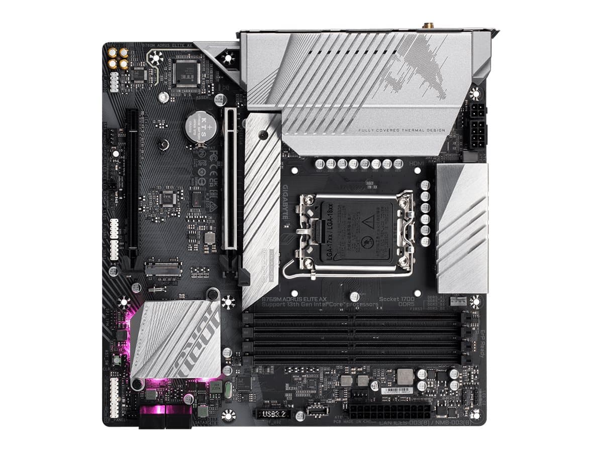 MOTHERBOARD AORUS GIGABYTE INTEL B760M ELITE AX LGA 1700