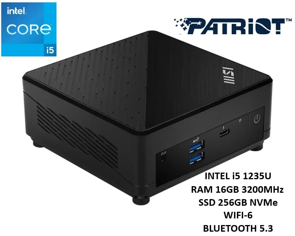 MSI MINI PC I5 1235U/16/256/FREE