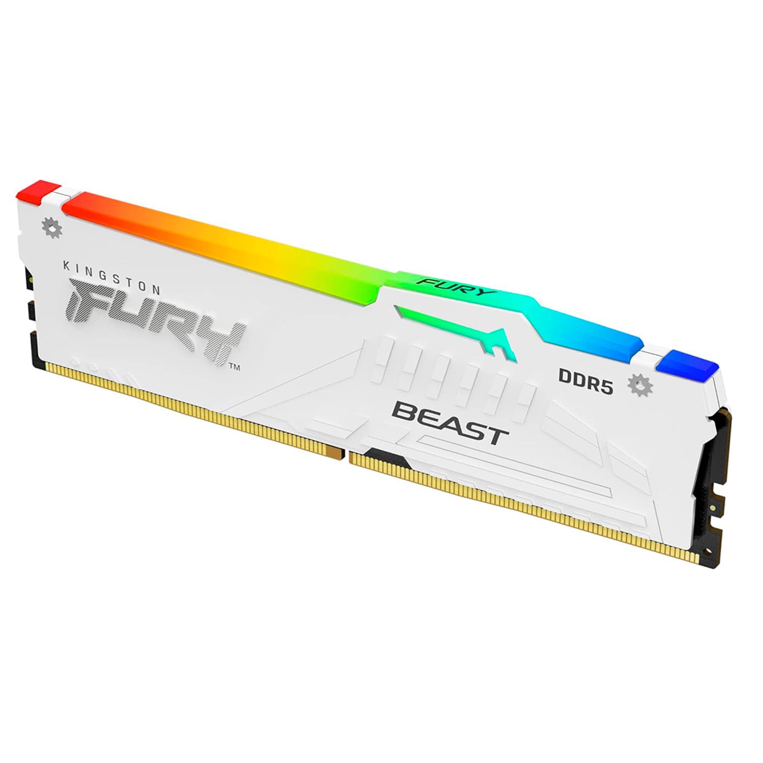 MEMORIA RAM KINGSTON FURY BEAST WHITE 32GB DDR5 6000MHZ RGB