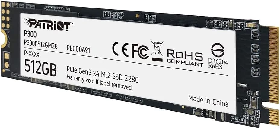 PATRIOT SSD P300 512GB M.2 2280 NVME